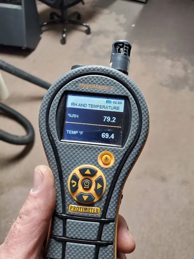 Moisture meter humidity assessment for Fire & Smoke Damage Restoration in North Adams